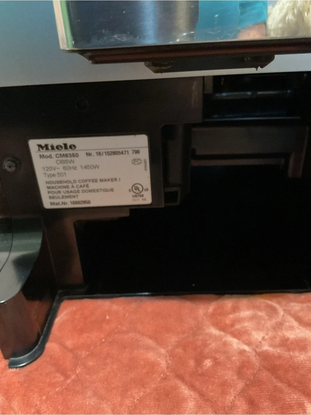 Miele CM6350 countertop coffee machine